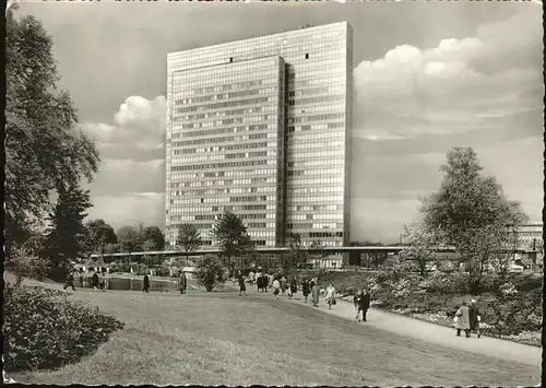 Duesseldorf Phoenix Rheinrohr Hochhaus Auto Hochstrasse Parkanlage Kat. Duesseldorf