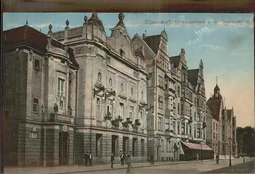 Duesseldorf Schauspielhaus Oberpostdirektion Kat. Duesseldorf