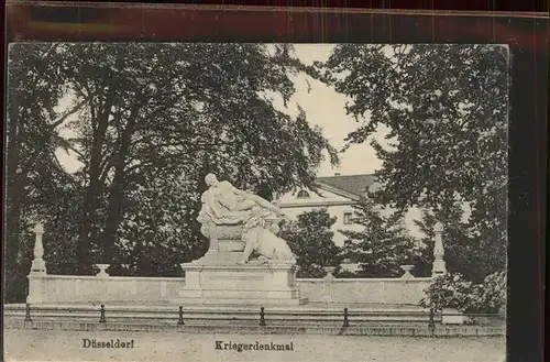 Duesseldorf Kriegerdenkmal Kat. Duesseldorf