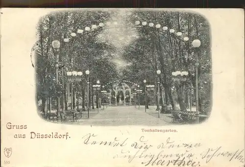 Duesseldorf Tonhallengarten Kat. Duesseldorf