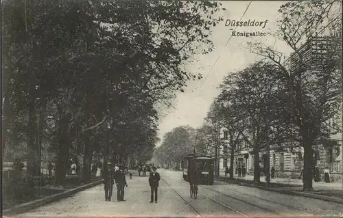 Duesseldorf Koenigsallee Strassenbahn Kat. Duesseldorf