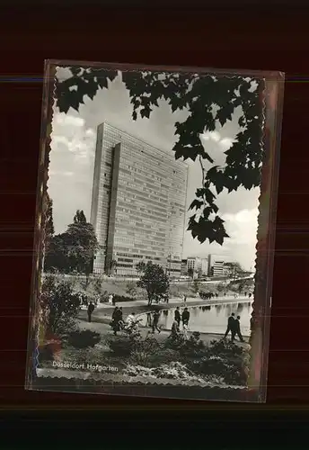 Duesseldorf Hofgarten Hochhaus Kat. Duesseldorf