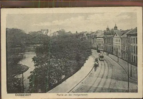 Duesseldorf Hofgartenstrasse Strassenbahn Kat. Duesseldorf