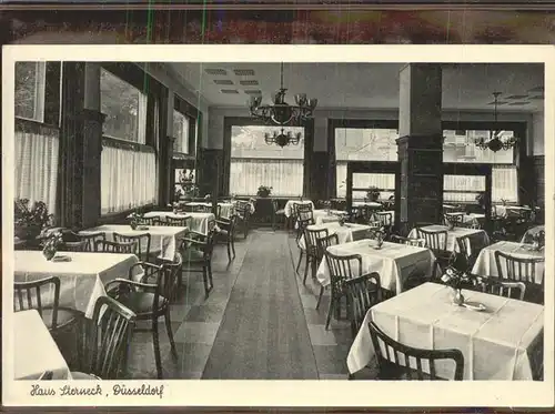 Duesseldorf Haus Sterneck Restaurant am Hofgarten Maria Ziesener Kat. Duesseldorf