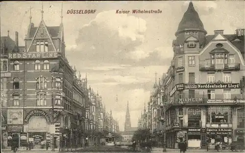 Duesseldorf Kaiser Wilhelmstrasse Kat. Duesseldorf