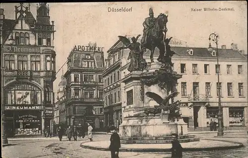 Duesseldorf Kaiser Wilhelm Denkmal Kat. Duesseldorf