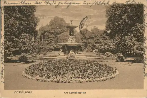 Duesseldorf Park am Corneliusplatz Kat. Duesseldorf