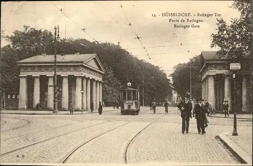 Duesseldorf Ratinger Tor Strassenbahn Kat. Duesseldorf