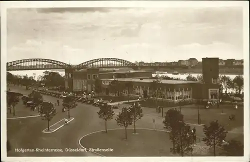 Duesseldorf Hofgarten Rheinterrasse Kat. Duesseldorf