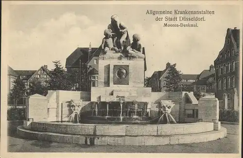 Duesseldorf Mooren Denkmal Kat. Duesseldorf