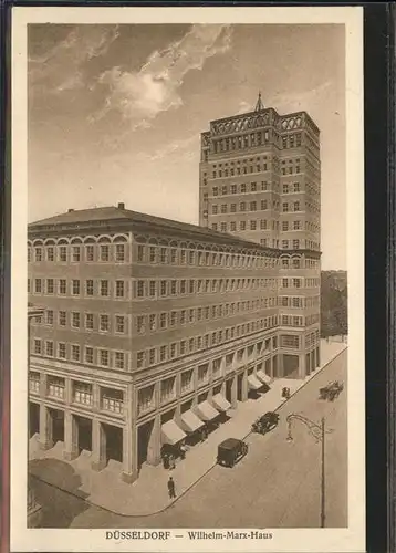 Duesseldorf Wilhelm Marx Haus Kat. Duesseldorf