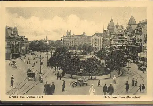 Duesseldorf Platz am Hauptbahnhof Kat. Duesseldorf