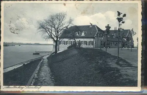 Duesseldorf Rheinrestaurant Schnellenburg Bootsanlegesteg Kat. Duesseldorf