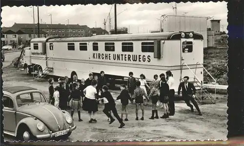 Angermund Bus Kirche unterwegs Kat. Duesseldorf