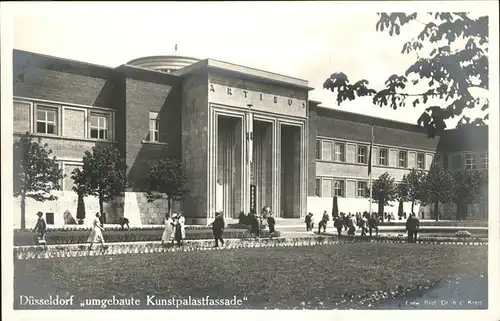 Duesseldorf umgebaute Kunstpalastfassade Kat. Duesseldorf