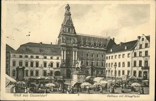 Duesseldorf Rathaus Alter Markt Kat. Duesseldorf