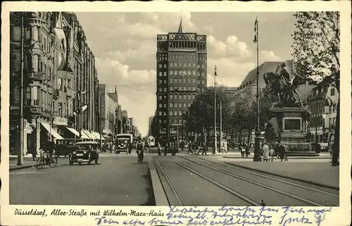 Duesseldorf Allee Strasse Wilhelm Marx Haus Kat. Duesseldorf