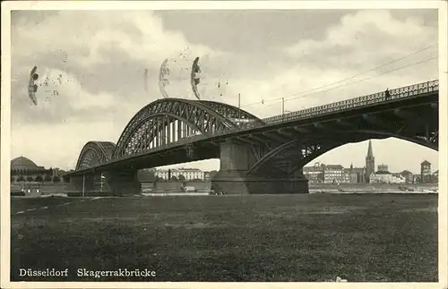 Duesseldorf Skagerrakbruecke Kat. Duesseldorf