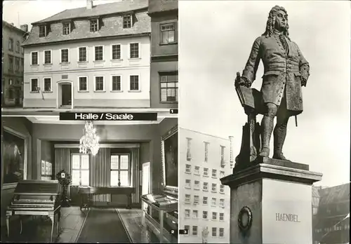 Halle Saale Haendelhaus Englandzimmer Haendel Denkmal Kat. Halle