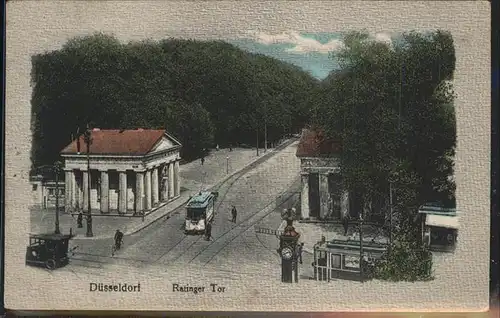 Duesseldorf Ratinger Tor Strassenbahn Kat. Duesseldorf