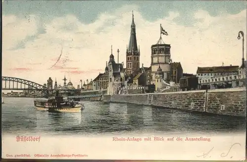 Duesseldorf Rhein Anlage Ausstellung Kat. Duesseldorf