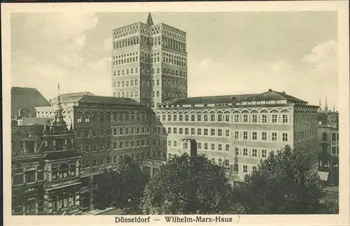 Duesseldorf Wilhelm Marx Haus Kat. Duesseldorf