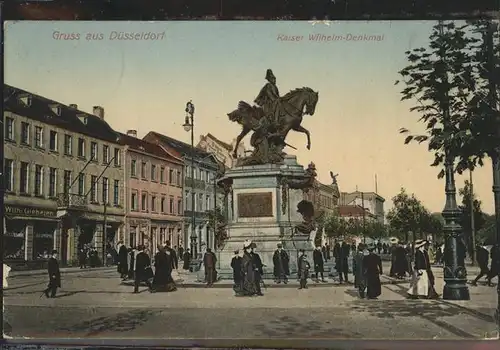 Duesseldorf Kaiser Wilhelm Denkmal Kat. Duesseldorf