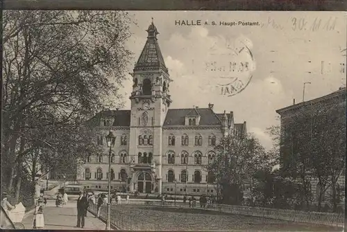 Halle Saale Postamt Kat. Halle