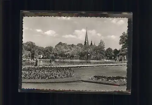 Benrath Blick vom Schloss Kat. Duesseldorf