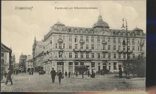 Duesseldorf Parkhotel mit Elberfeldstrasse Kat. Duesseldorf