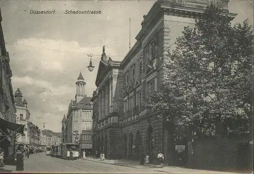 Duesseldorf Schadowstrasse Strassenbahn Kat. Duesseldorf