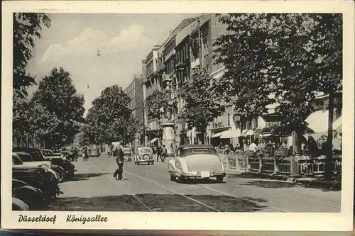 Duesseldorf Koenigsallee Autos Kat. Duesseldorf