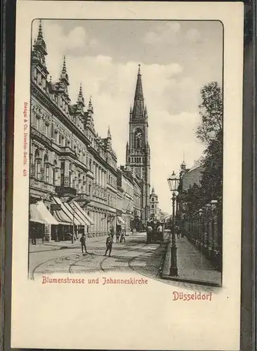 Duesseldorf Blumenstrasse Johanneskirche Kat. Duesseldorf