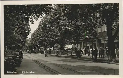 Duesseldorf Koenigsallee Autos Kat. Duesseldorf