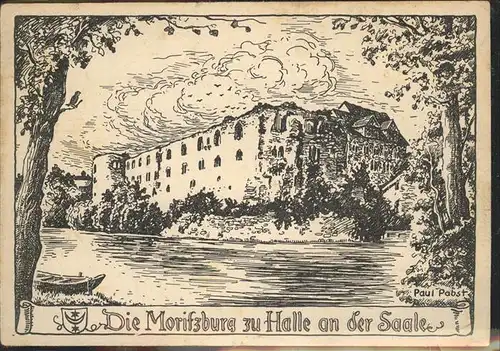 Halle Saale Moritzburg Kuenstlerkarte Kat. Halle