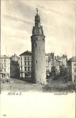 Halle Saale Leipzigerturm Kat. Halle