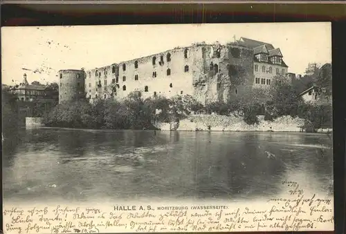 Halle Saale Moritzburg Wasserseite Kat. Halle