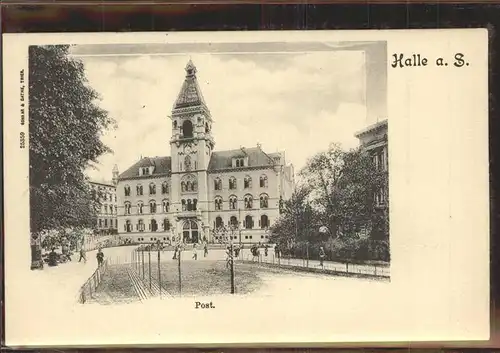 Halle Saale Post Kat. Halle