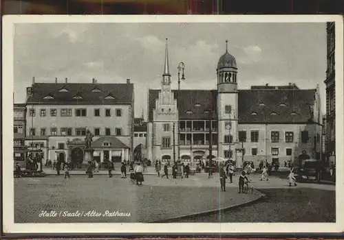 Halle Saale Altes Rathaus Kat. Halle