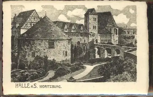 Halle Saale Moritzburg Kuenstlerkarte Kat. Halle