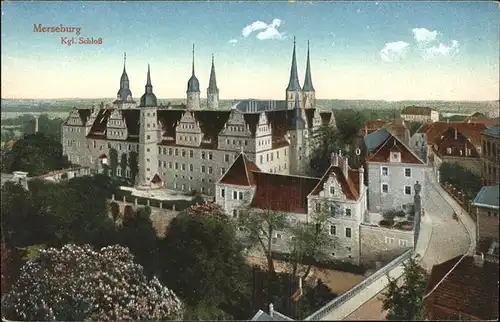 Merseburg Saale Koenigliches Schloss Kat. Merseburg