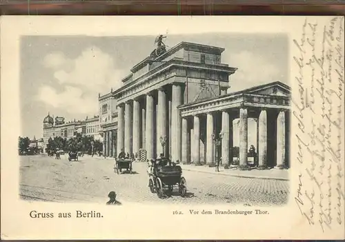 Berlin Brandenburger Tor Kat. Berlin