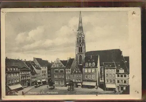 Merseburg Saale Marktplatz Kirche Kat. Merseburg