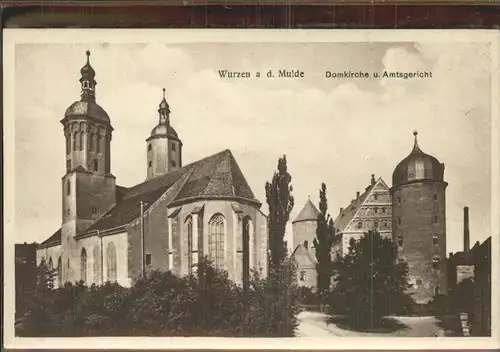 Wurzen Sachsen Domkirche Amtsgericht Kat. Wurzen