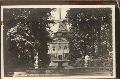 Potsdam Park Sanssouci Historische Muehle Brunnen / Potsdam /Potsdam Stadtkreis