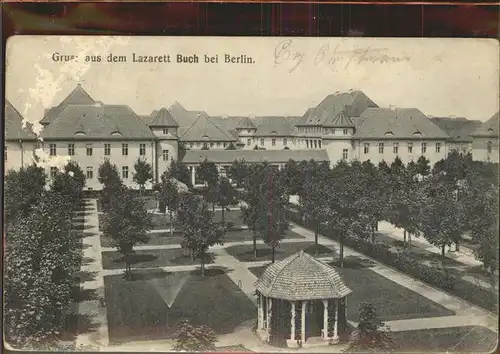 Berlin Lazarett Buch Pavillon Feldpost Kat. Berlin