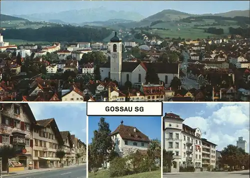 Gossau SG Teilansichten Kirche Kat. Gossau SG