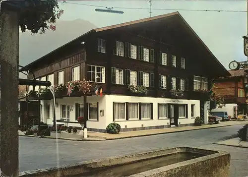 Wilderswil Hotel Sternen Brunnen Kat. Wilderswil