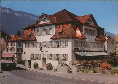 Stans Nidwalden Hotel Engel Landgasthof Kat. Stans