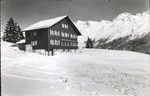 Lenzerheide Albula Ferienheim Maennedorf Parpanerhoerner Urdenfuerkli Kat. Lenzerheide